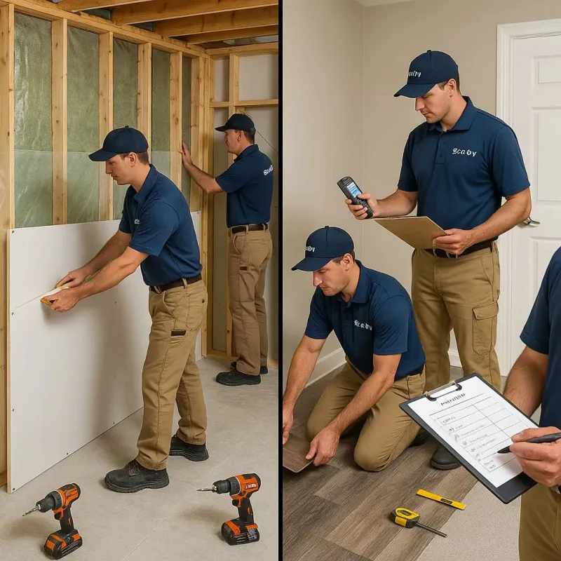 Repairs and Reconstruction process in Enon, OH